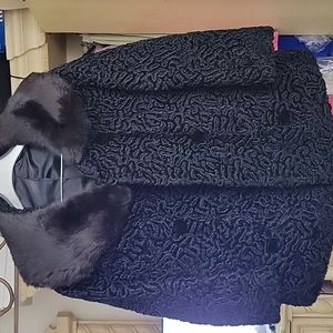 Vintage black Persian jacket